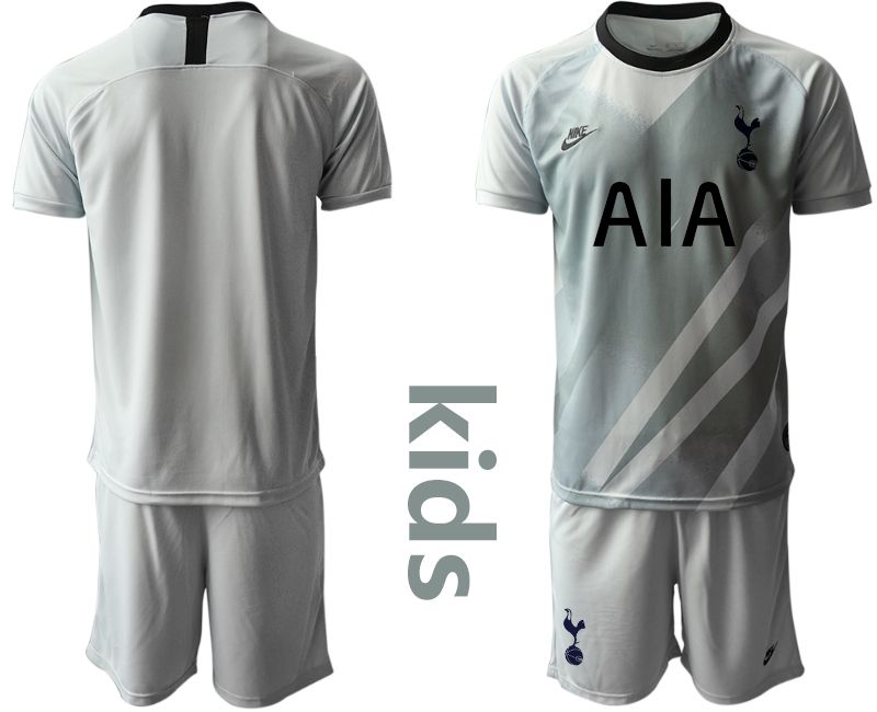 Youth 2019-2020 club Tottenham Hotspur gray goalkeeper Soccer Jerseys->tottenham jersey->Soccer Club Jersey